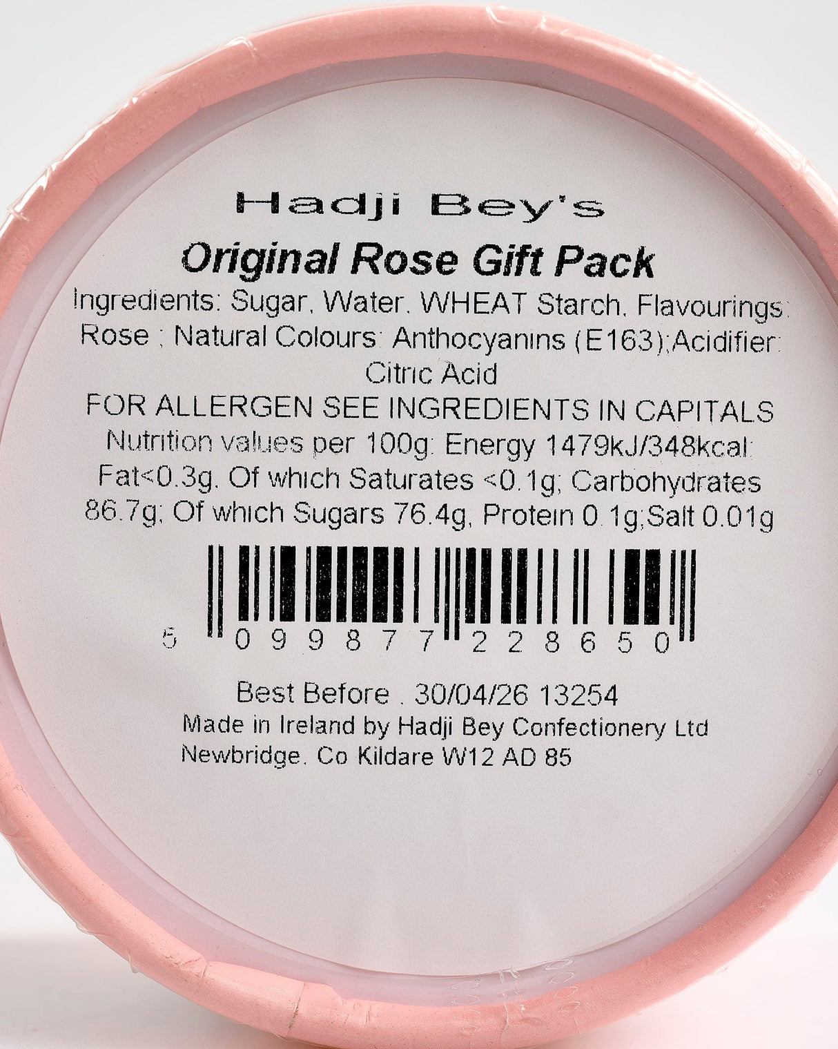 Hadji Bey's Original Rose Turkish Delight