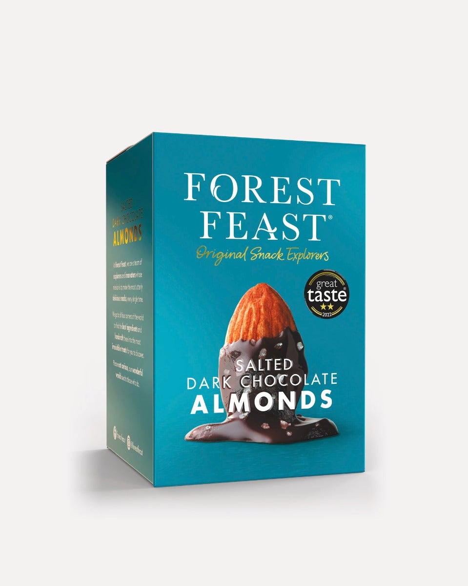 Forest Feast Salted Dark Chocolate Almonds Cube
