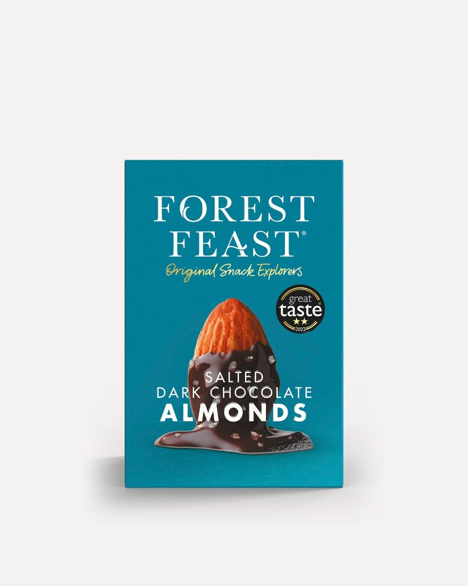 Forest Feast Salted Dark Chocolate Almonds Cube