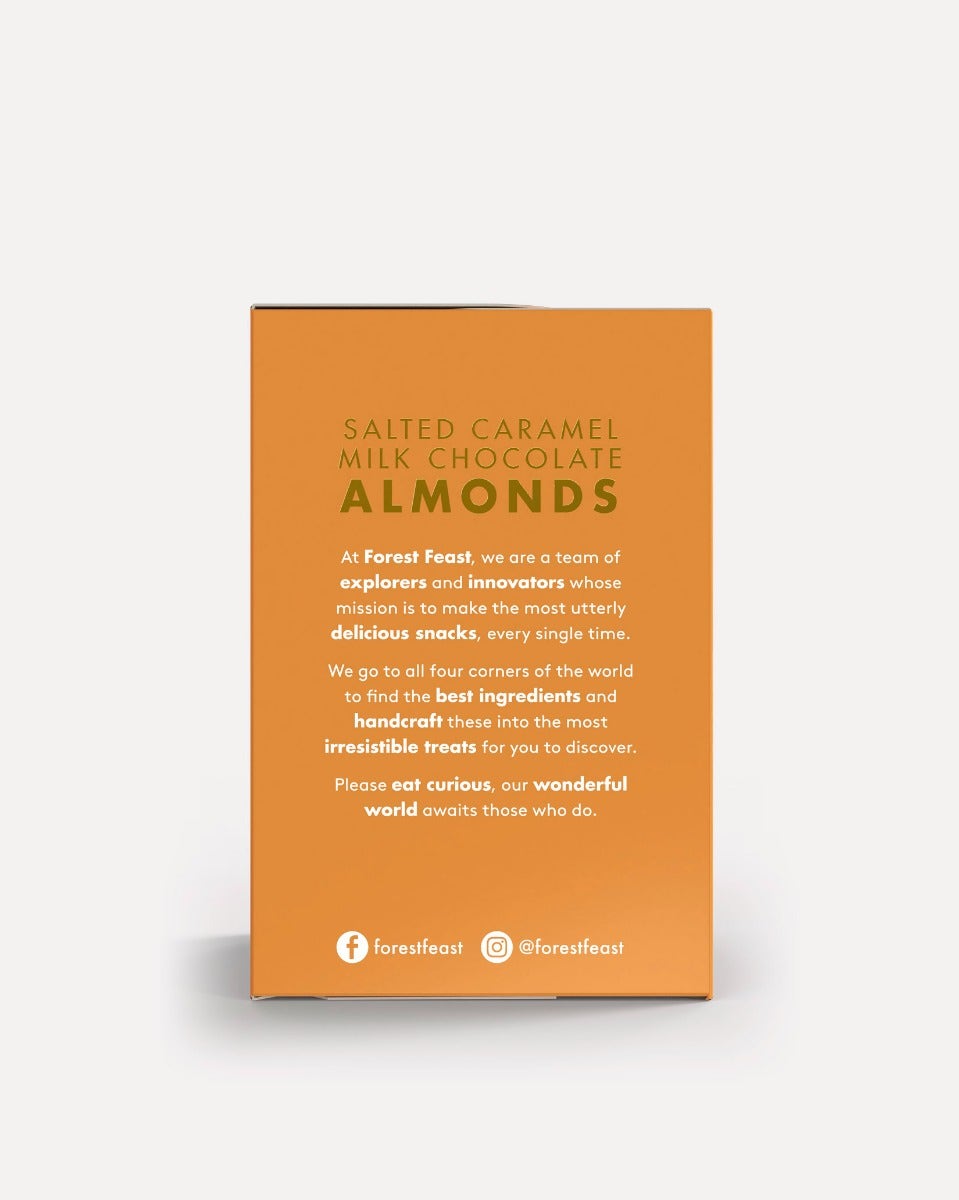 Forest Feast Salted Caramel Milk Chocolate Almonds Cube
