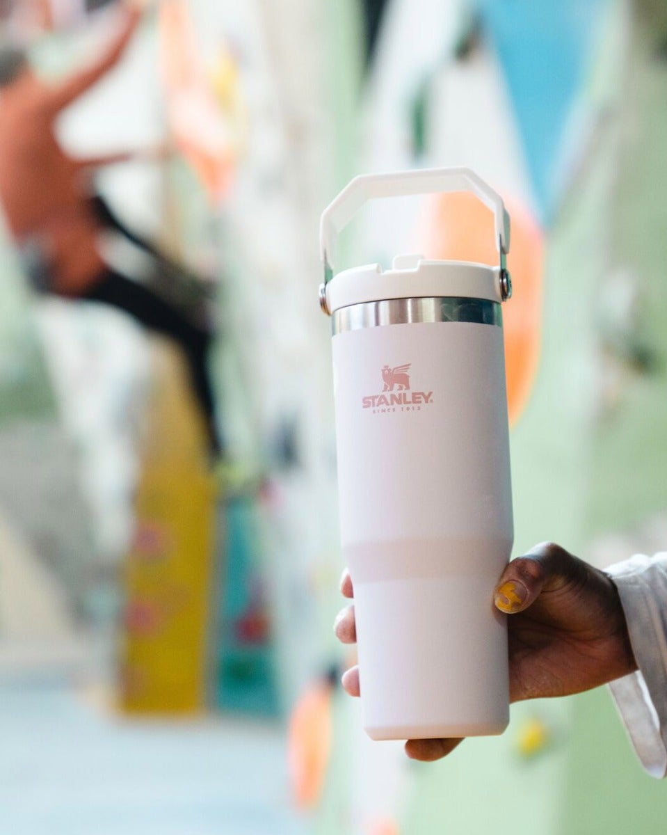 Rose Quartz IceFlow Flip Straw Tumbler