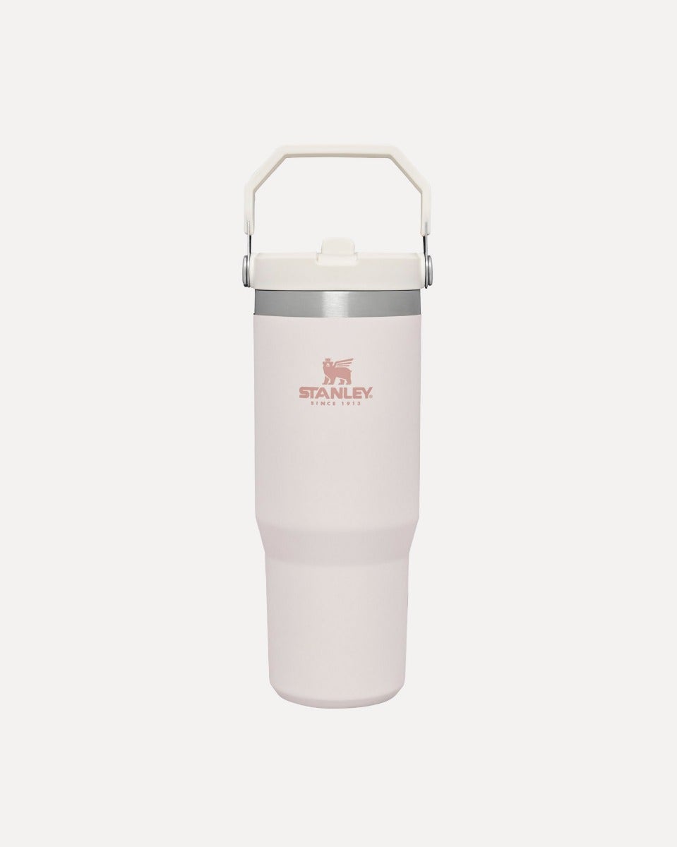 Rose Quartz IceFlow Flip Straw Tumbler