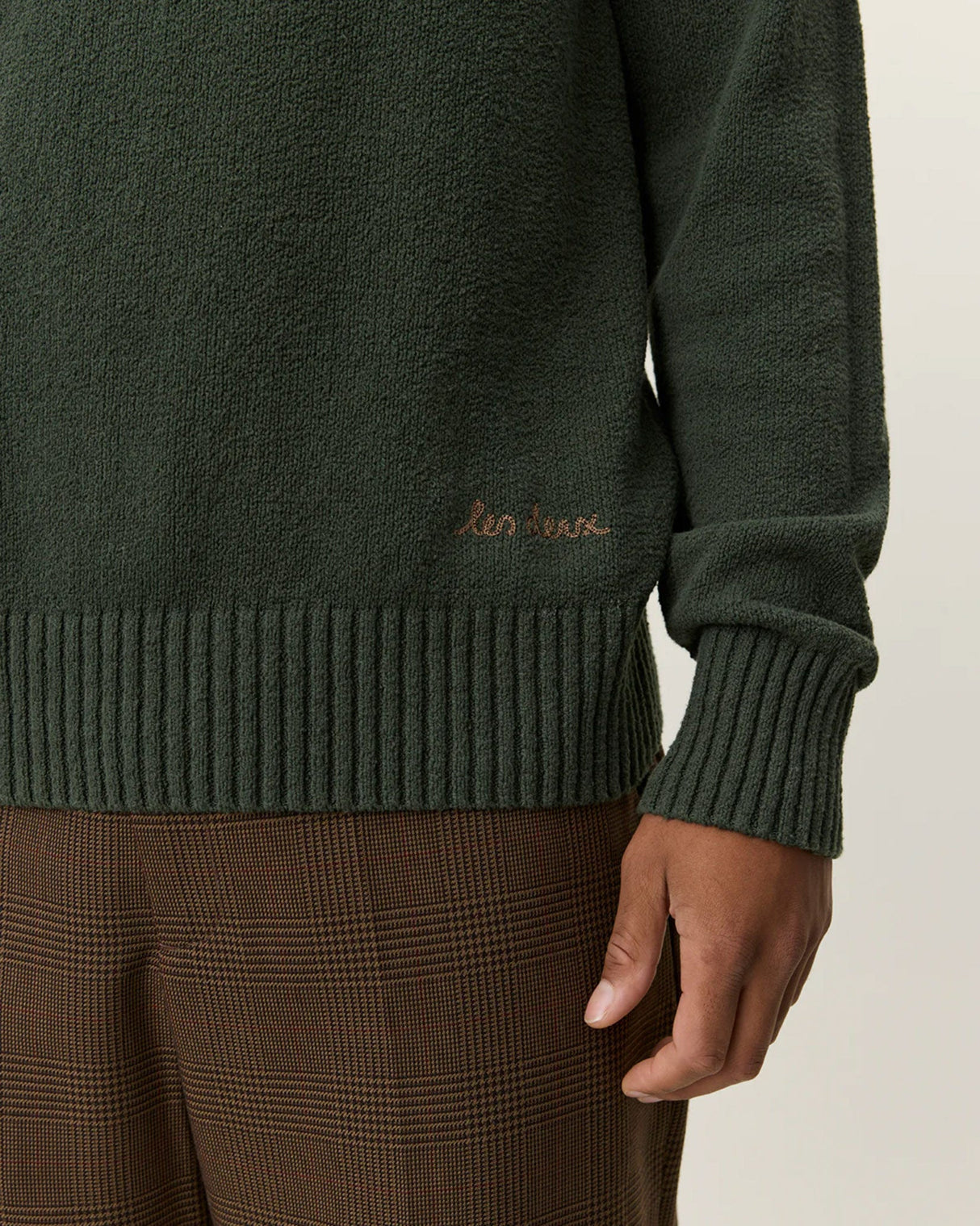 Duffel Bag Green Brad Cotton Knit Jumper