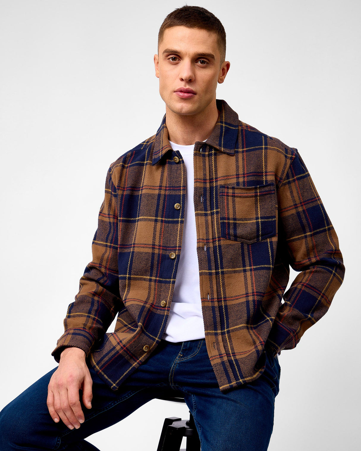 Mountain-Green-Loan-Check-Twill-Overshirt