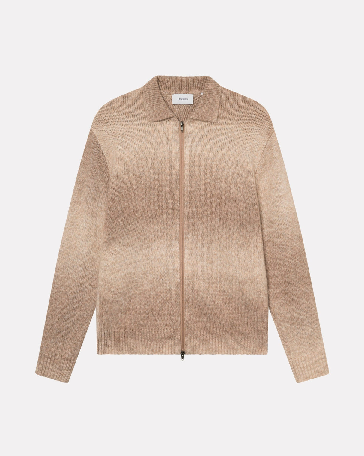Prairie-Sand-Gannon-Gradient-Zipper-Cardigan