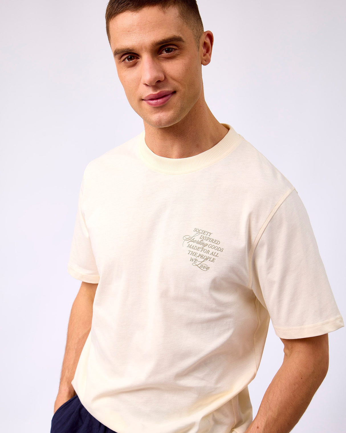 Eggnog White Ben Faience T-Shirt