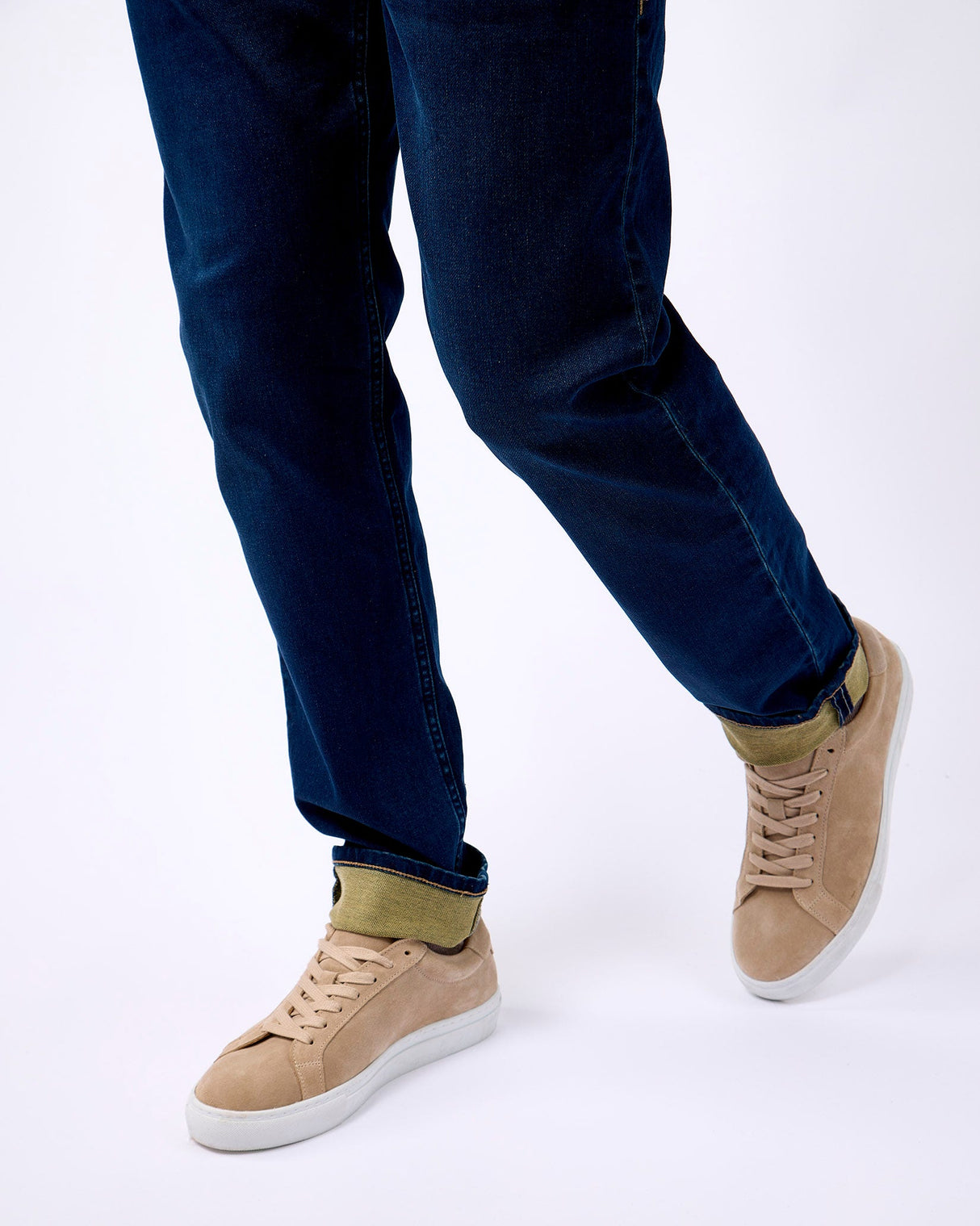 Light Sand Theodor Suede Trainers