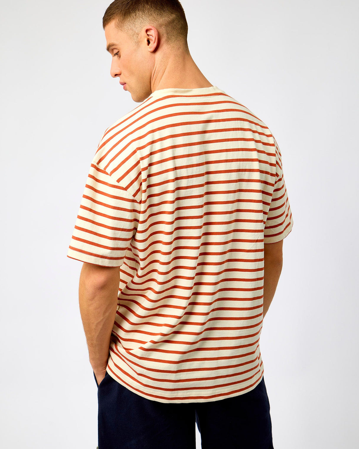 Red Stripe Striped T-Shirt