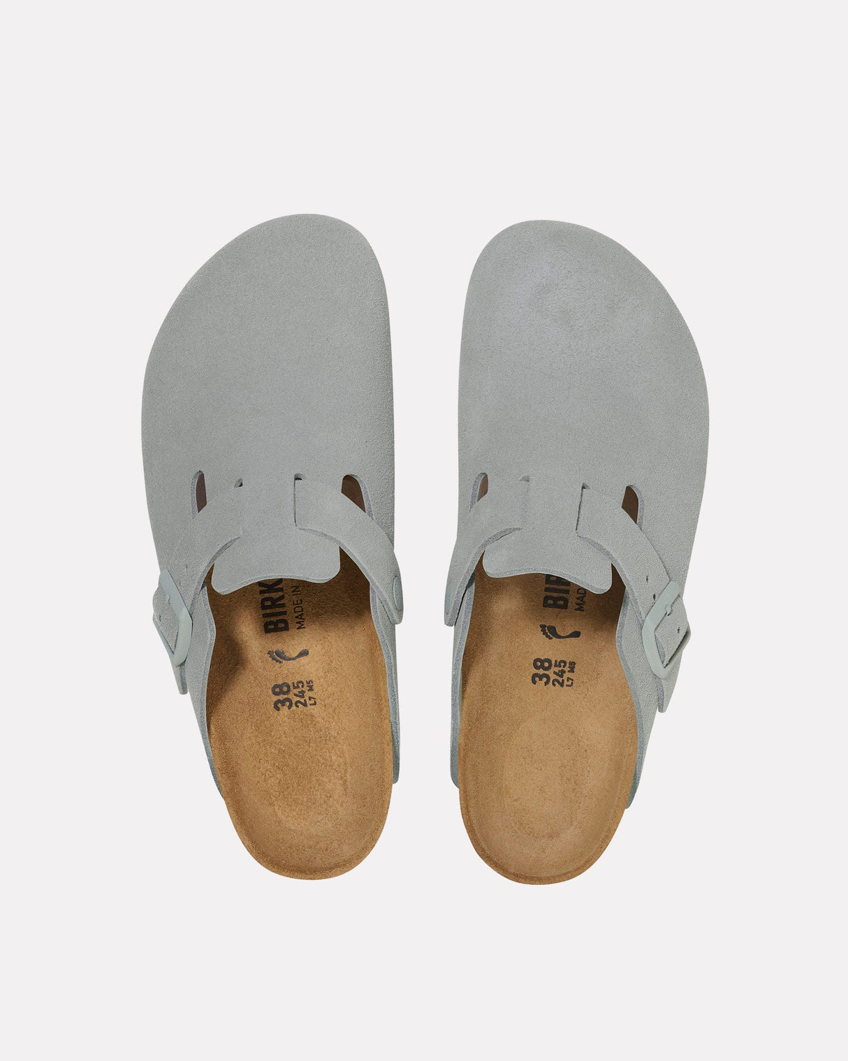 Pure Sage Boston Suede Clog