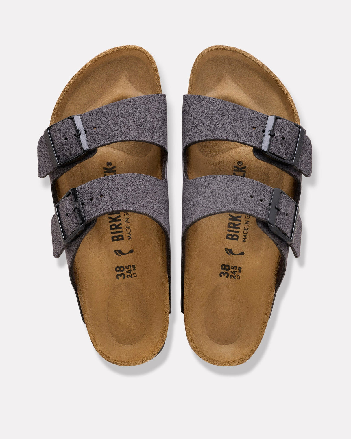 Velvet Grey Arizona Sandal