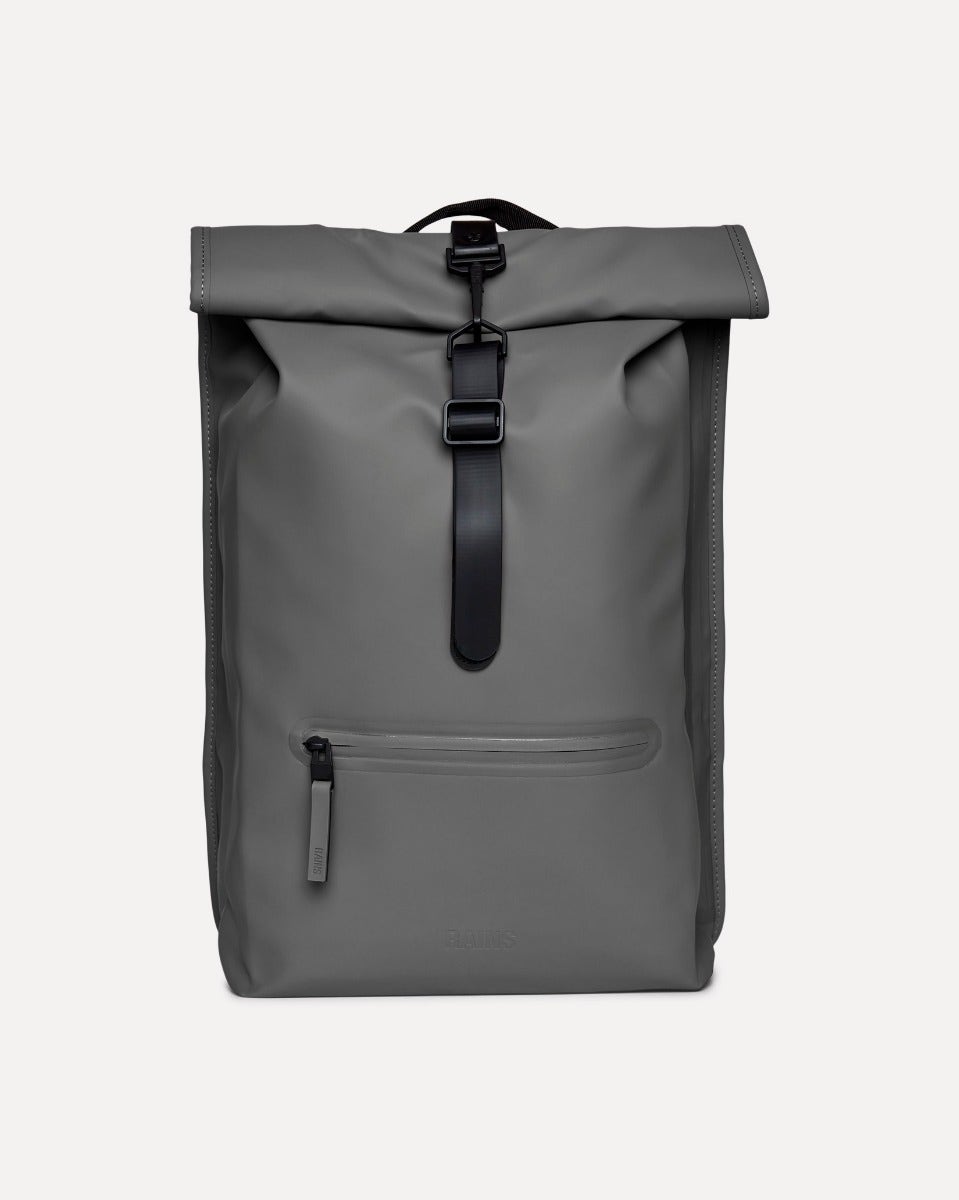 Grey Rolltop Rucksack
