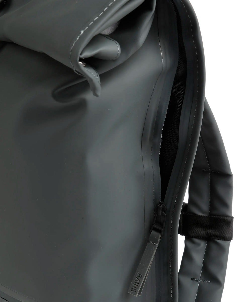 Grey Rolltop Rucksack