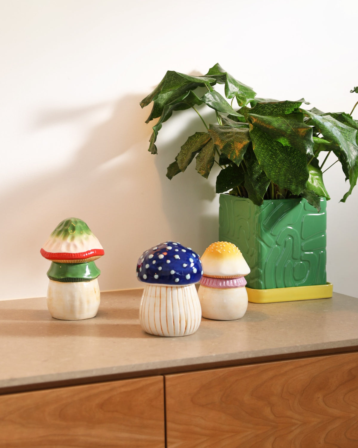 Blue Dolomite Magic Mushroom Jar