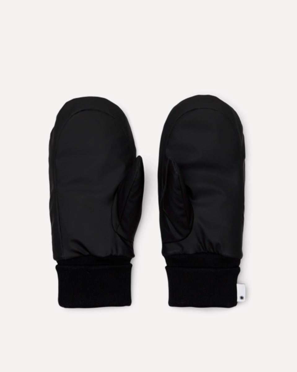 Black Alta Puffer Mittens