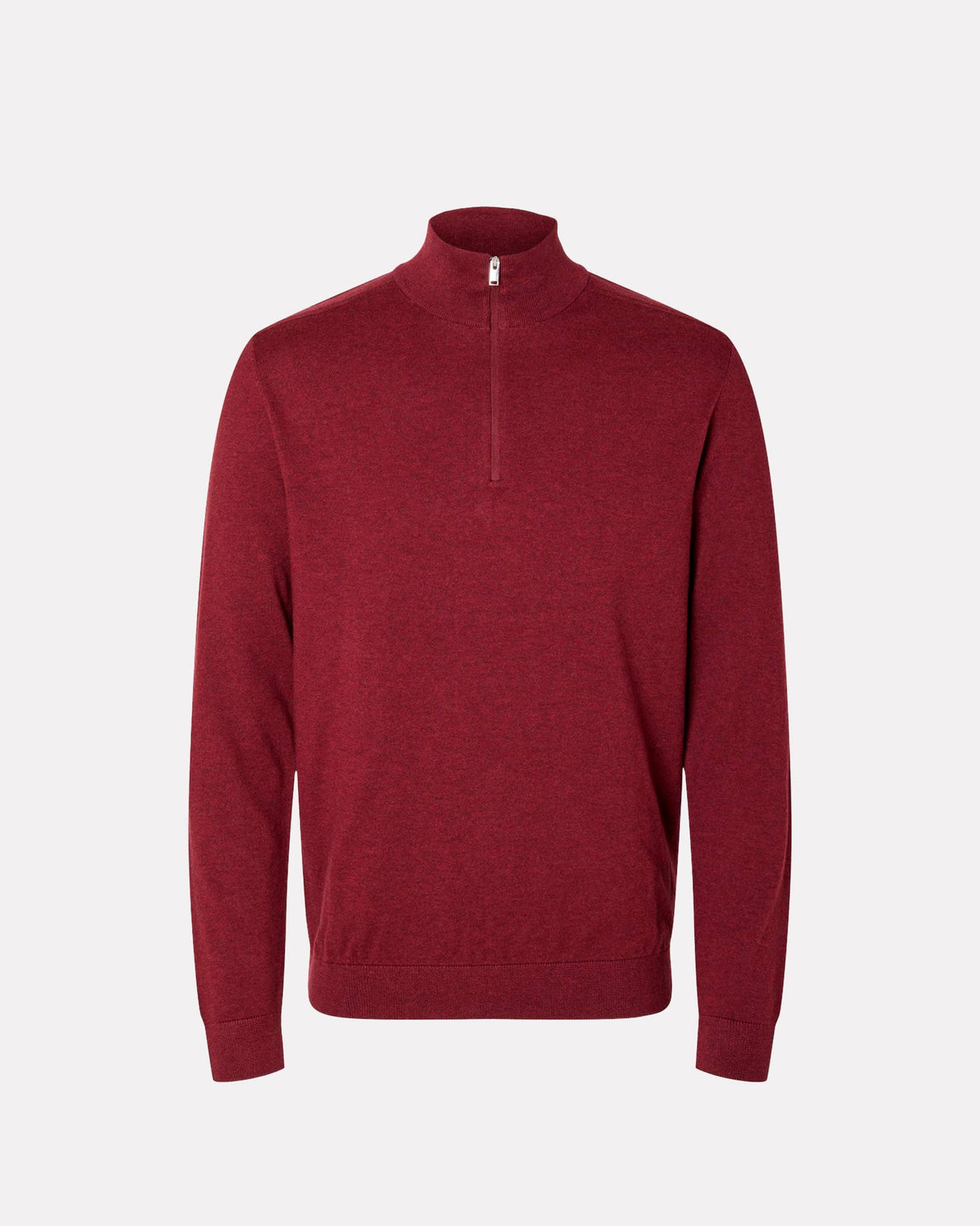Syrah-Melange-Berg-Half-Zip-Cotton-Pullover