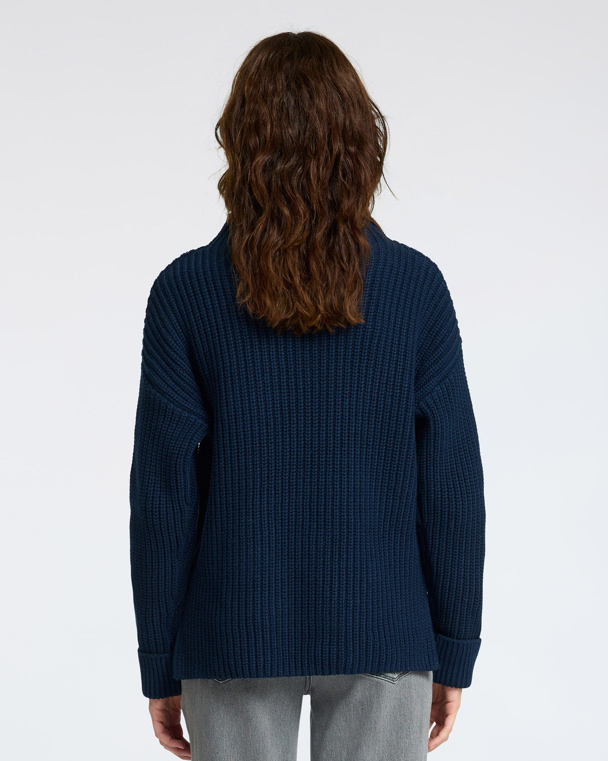 Dark-Sapphire-Selma-Cotton-Blend-Knit-Jumper