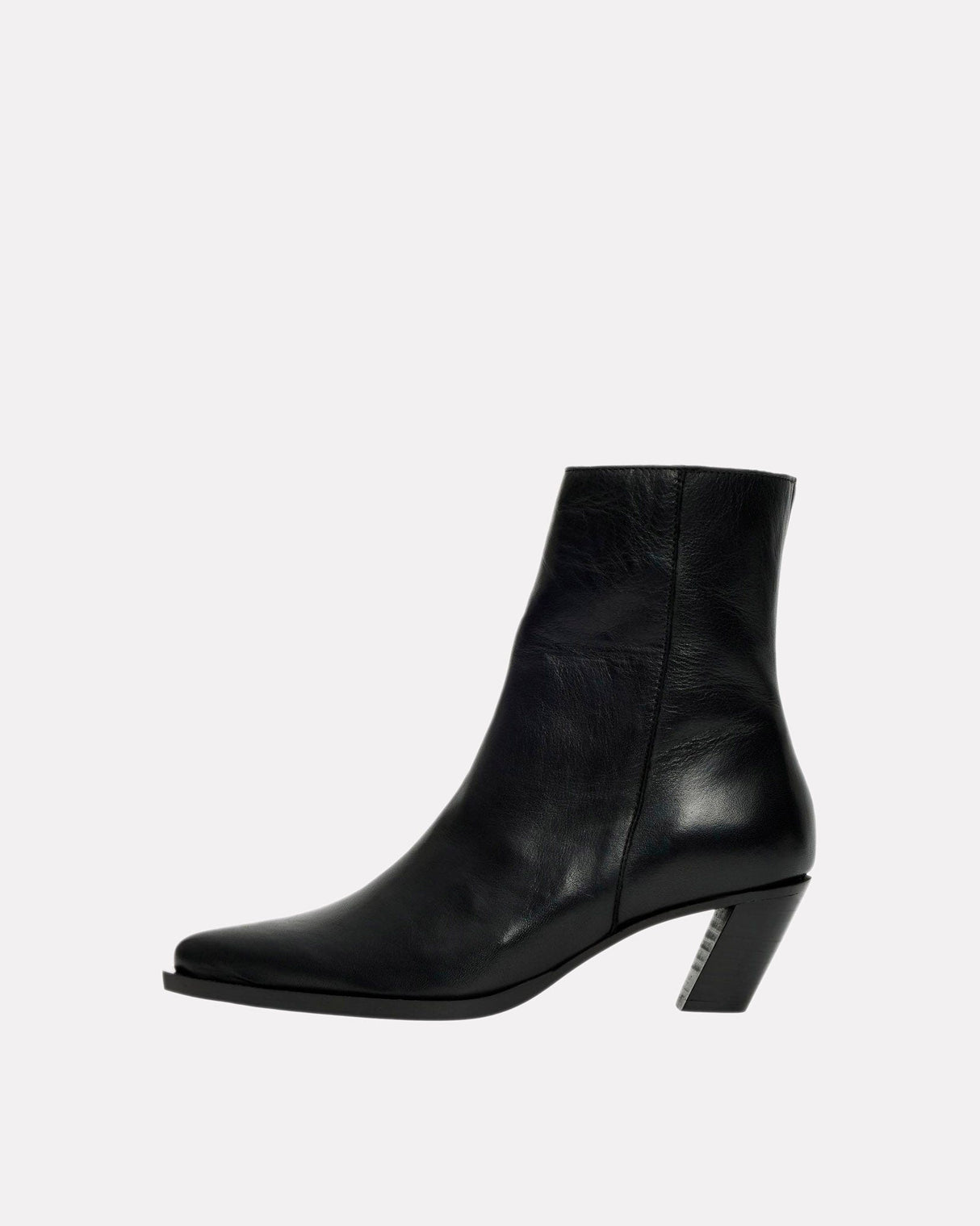 Black Stella Leather Boot
