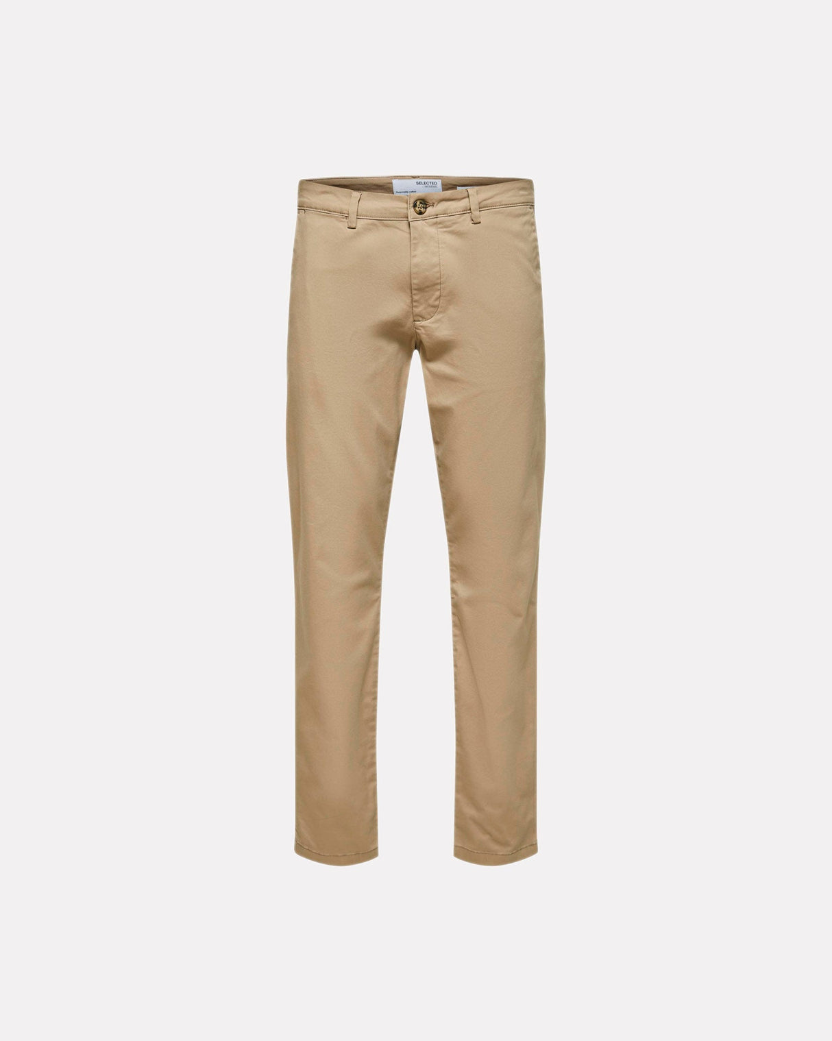 Greige Miles Slim Leg Flex Pants