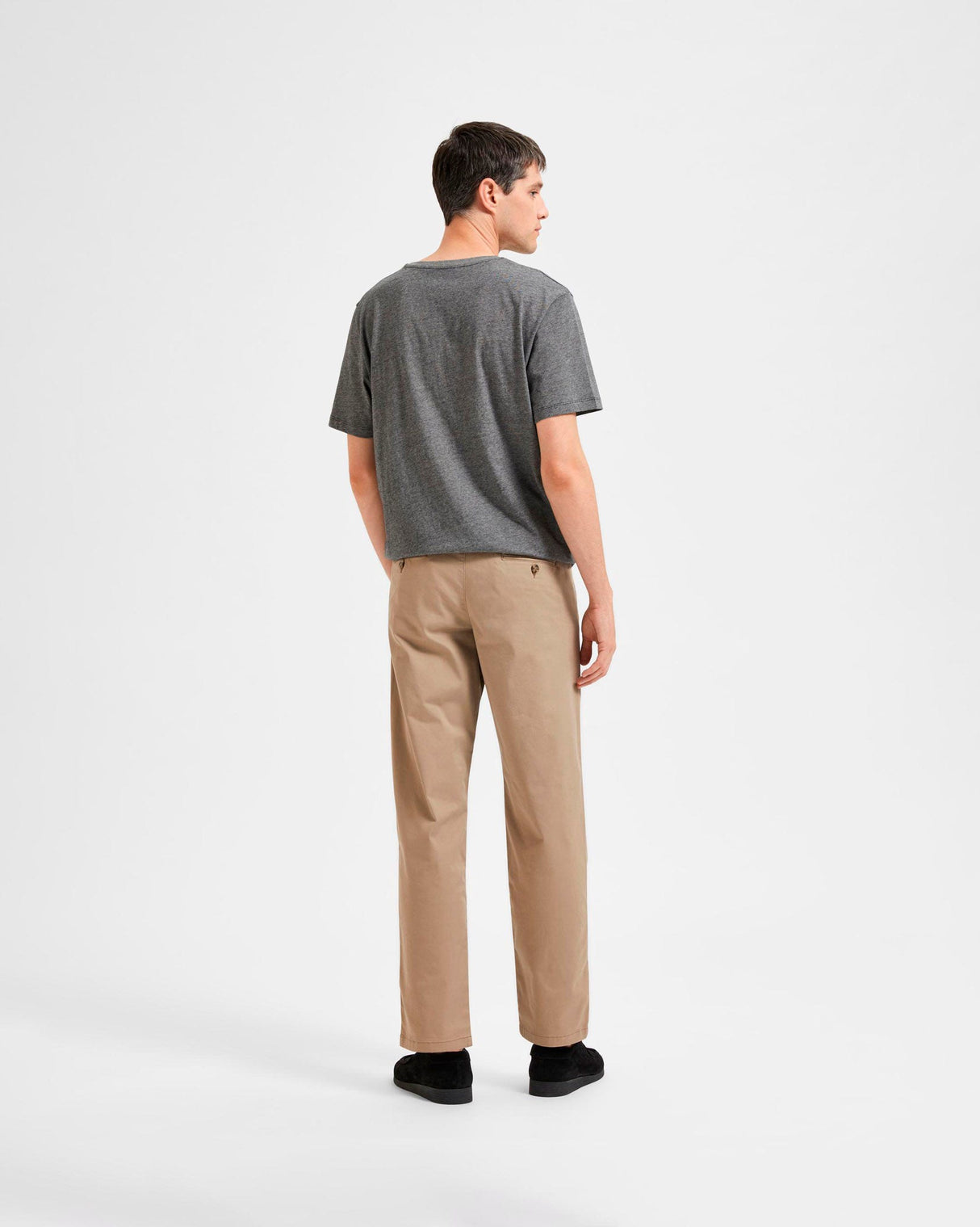 Greige Miles Straight Leg Flex Pants