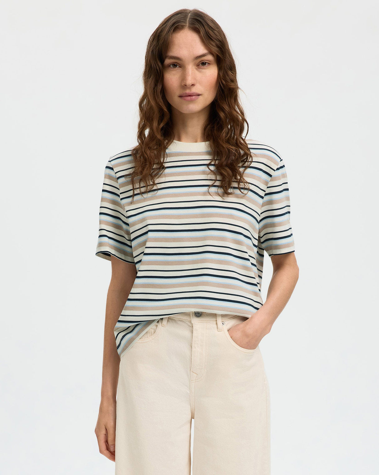 Cash-Blue-Multi-Essential-Striped-Boxy-T-Shirt