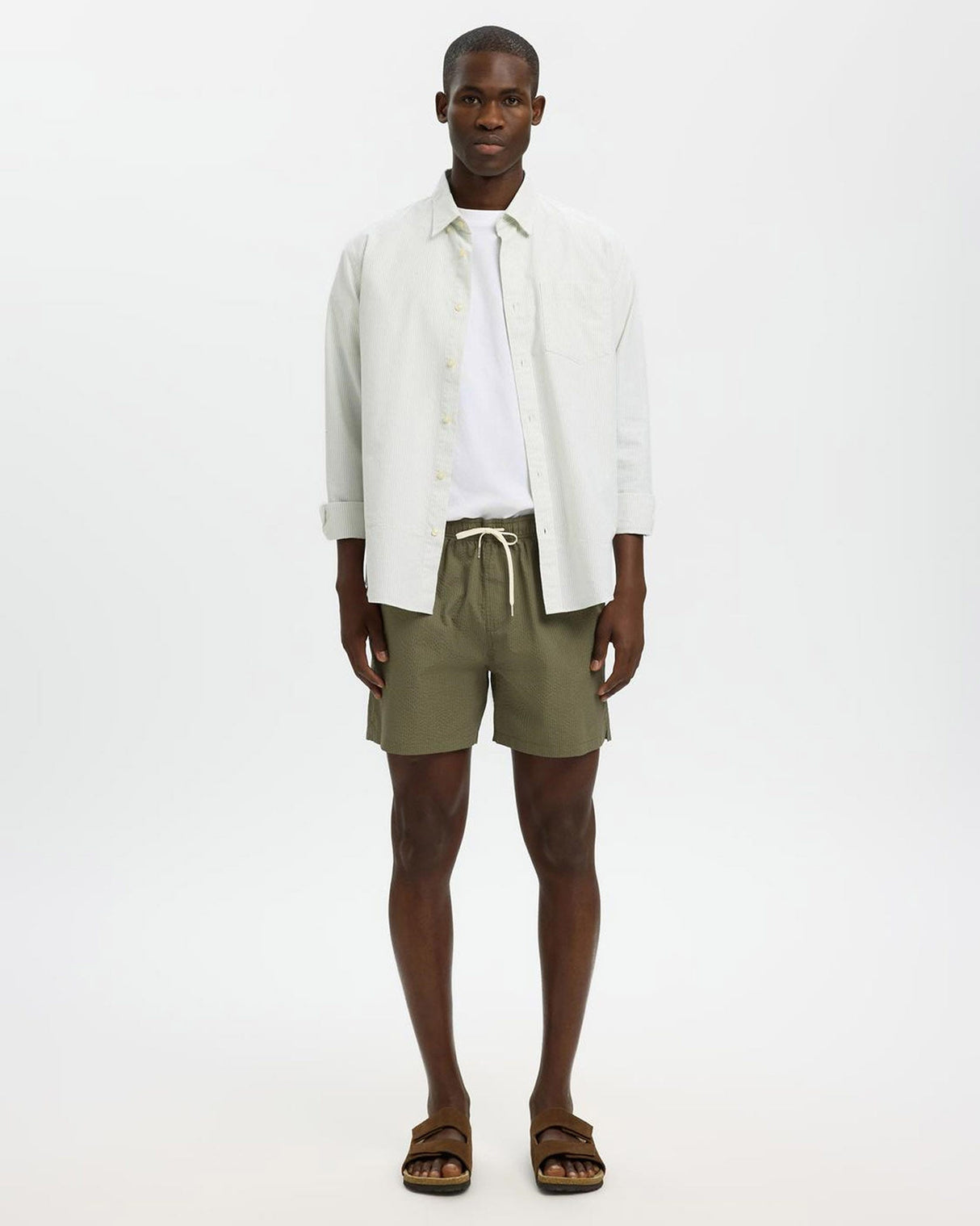 Deep-Lichen-Green-Cooper-Seersucker-Swim-Shorts