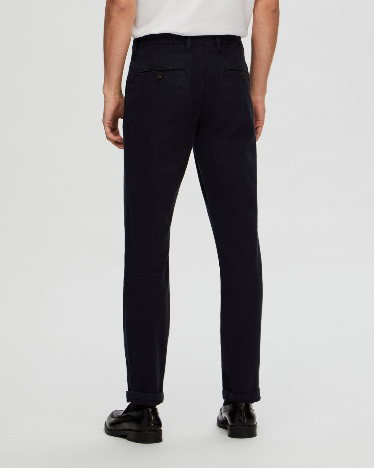 Dark Sapphire Miles Structured Pants