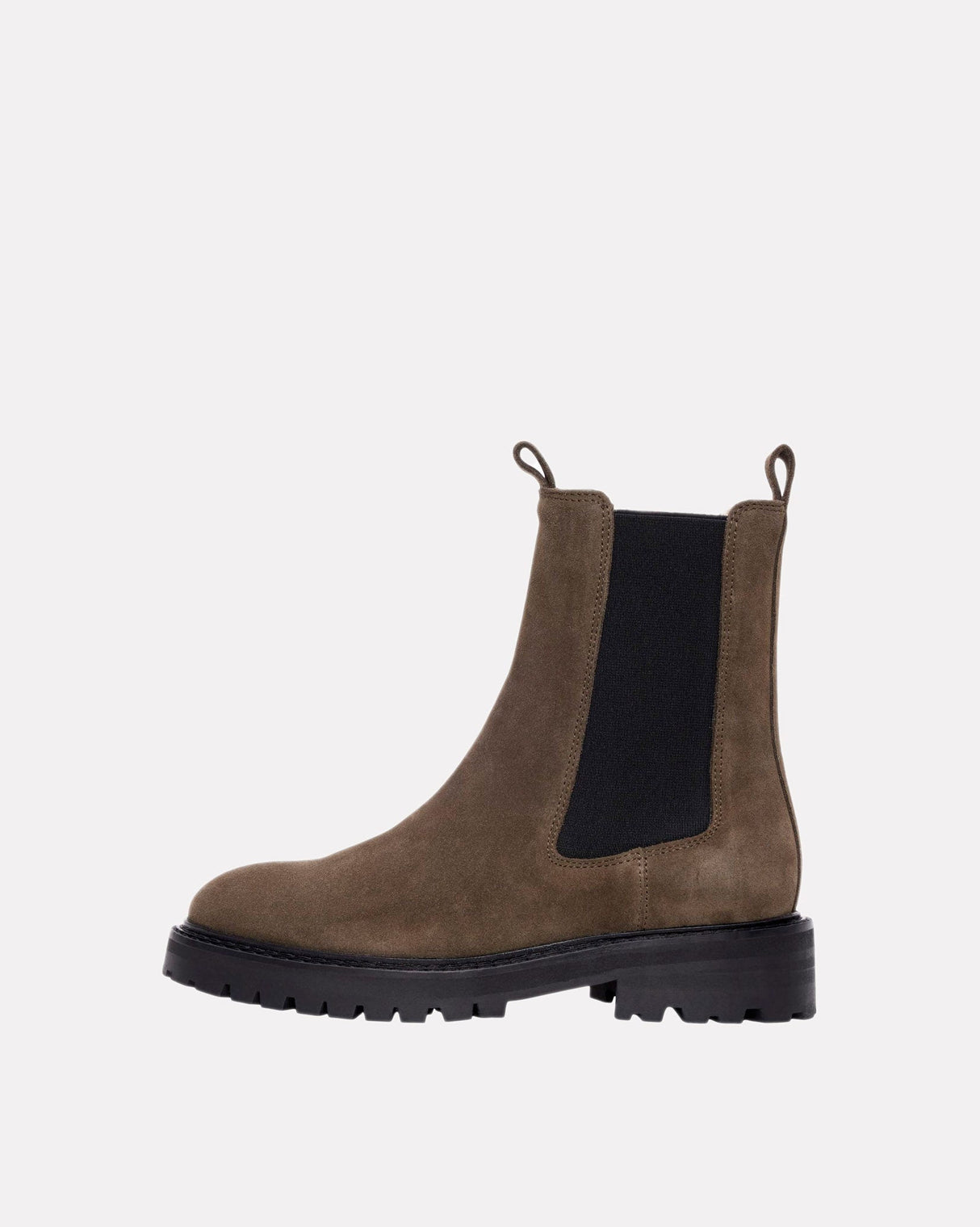 Dusky Green Vilma Suede Chelsea Boot