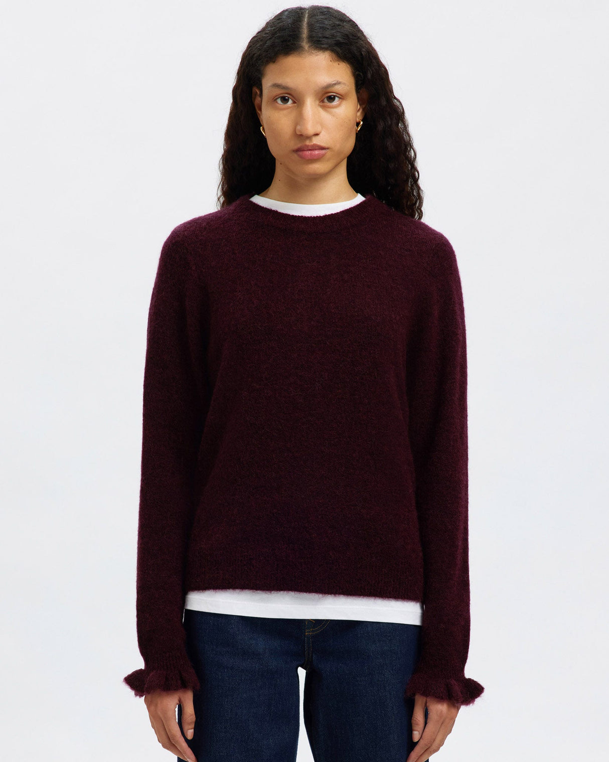 Fig-Lulu-Alpaca-Blend-Frill-Cuff-Jumper