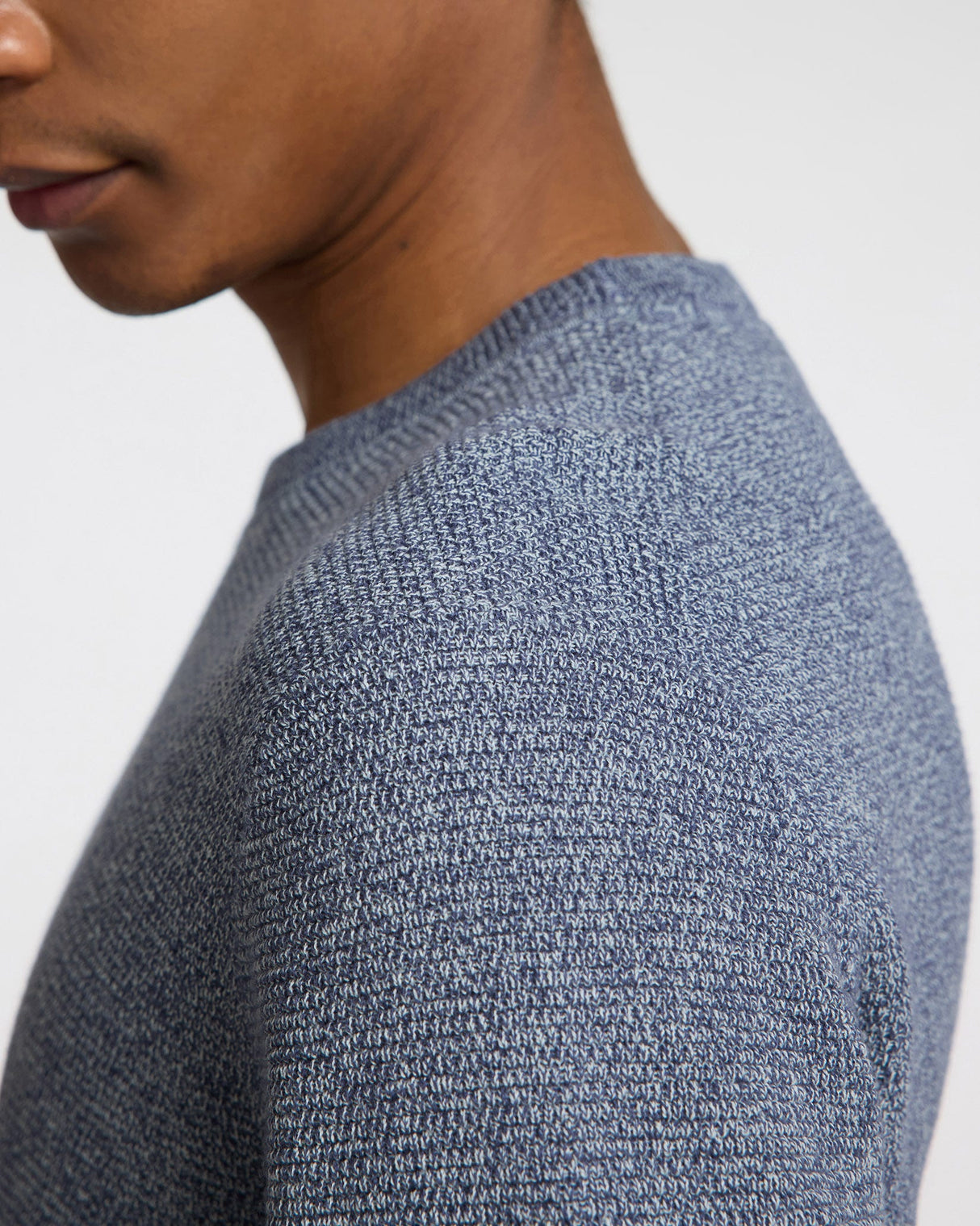 Winter Sky Ross Regular Fit Structured Knit Jumper