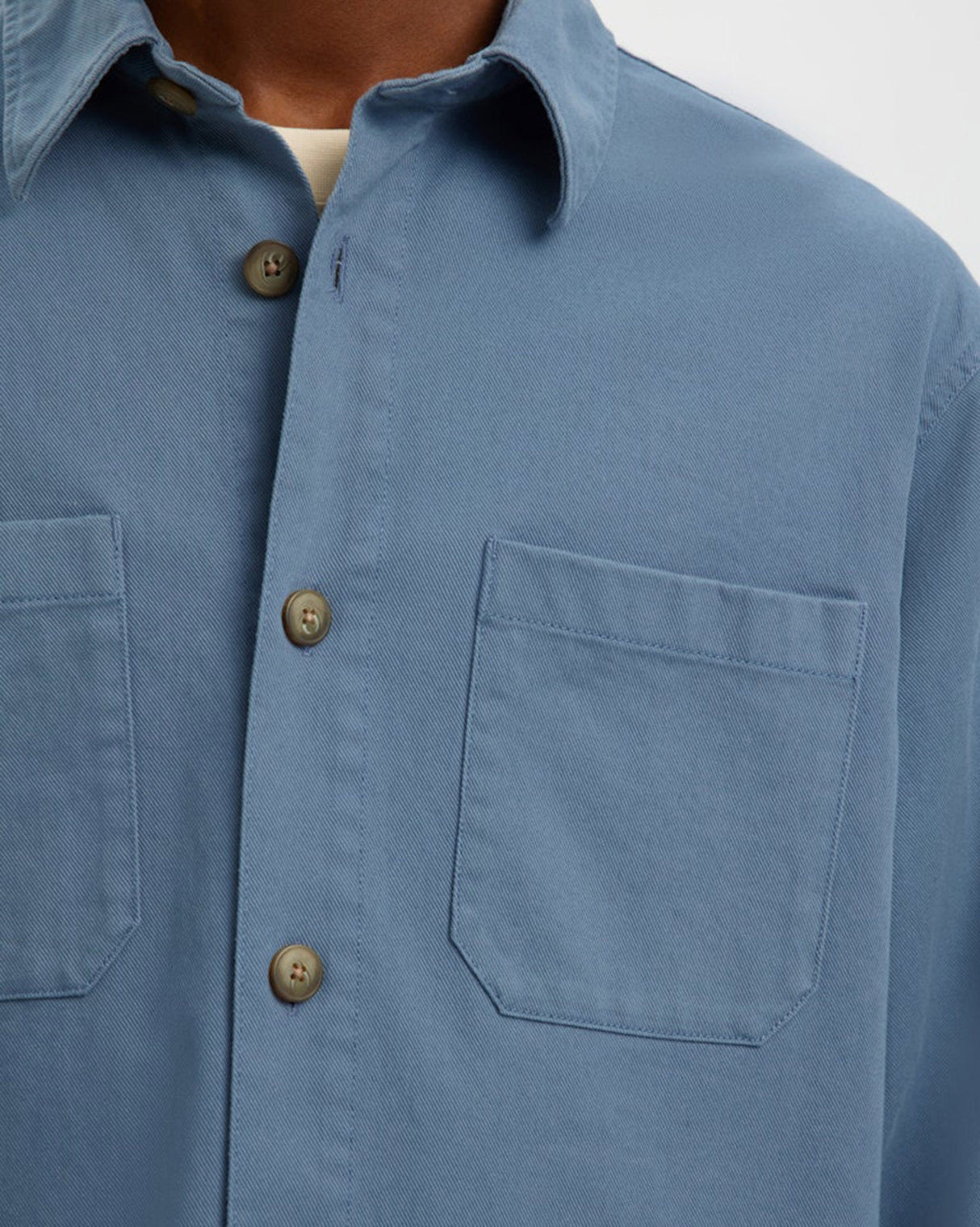 Blue Mirage Travis Twill Overshirt