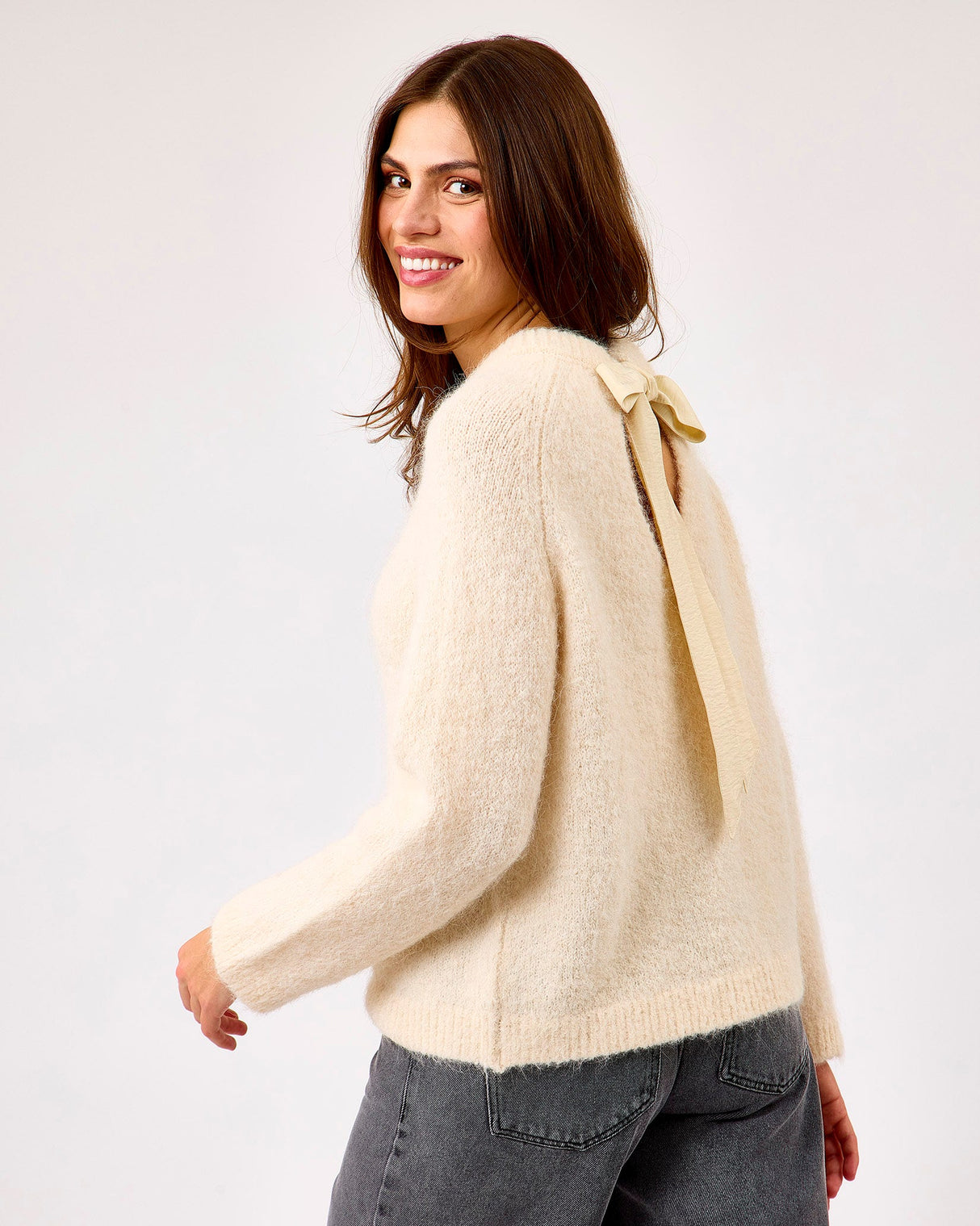 Birch-Gabella-Knit-Bow-O-Neck-Jumper