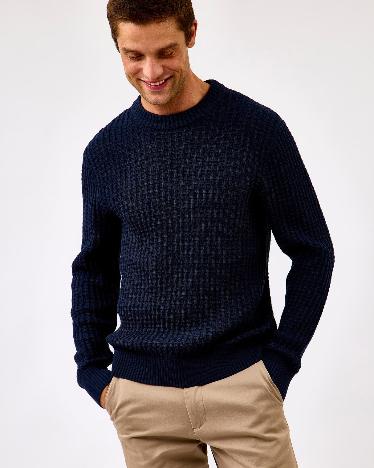 Sky-Captain-Tom-Structured-Knit-Crew-Neck-Jumper