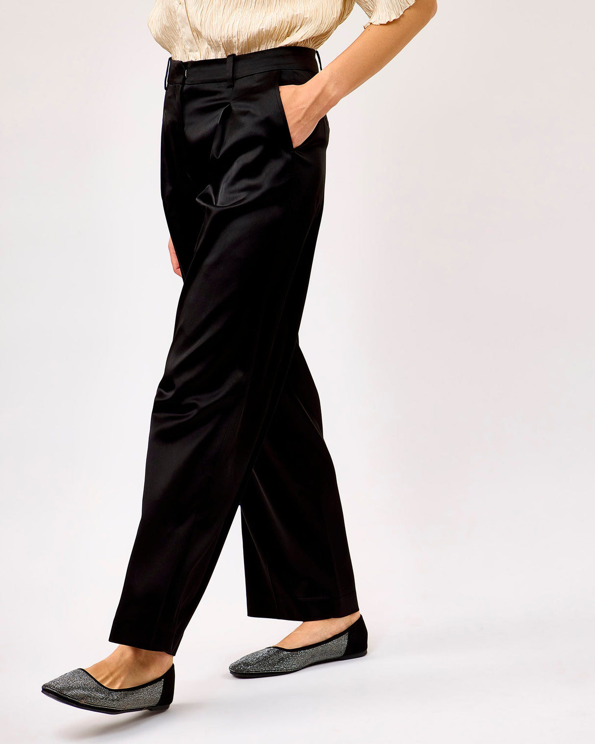 Black Miya Trousers