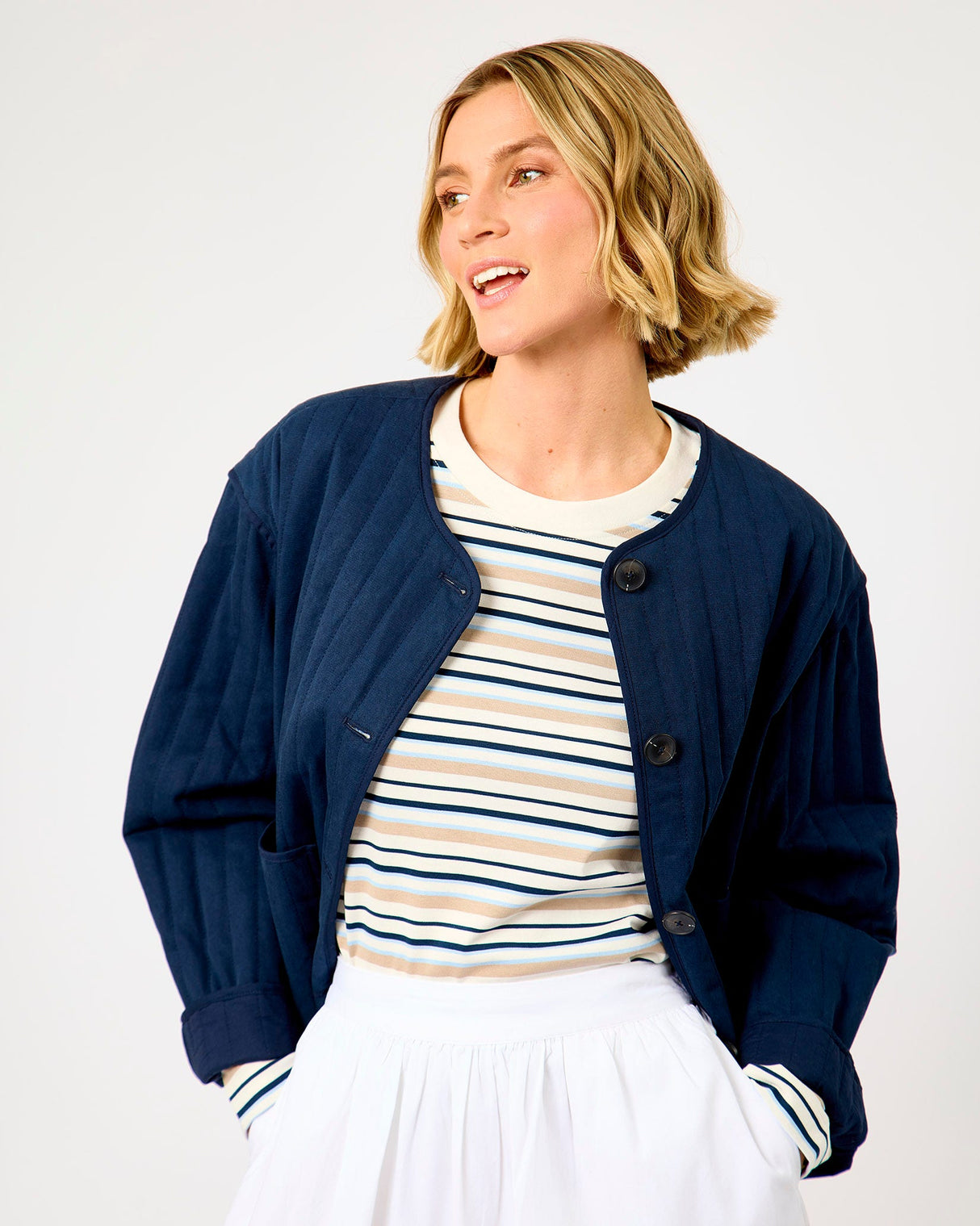 Dark-Sapphire-Malina-Quilted-Cotton-Blend-Jacket