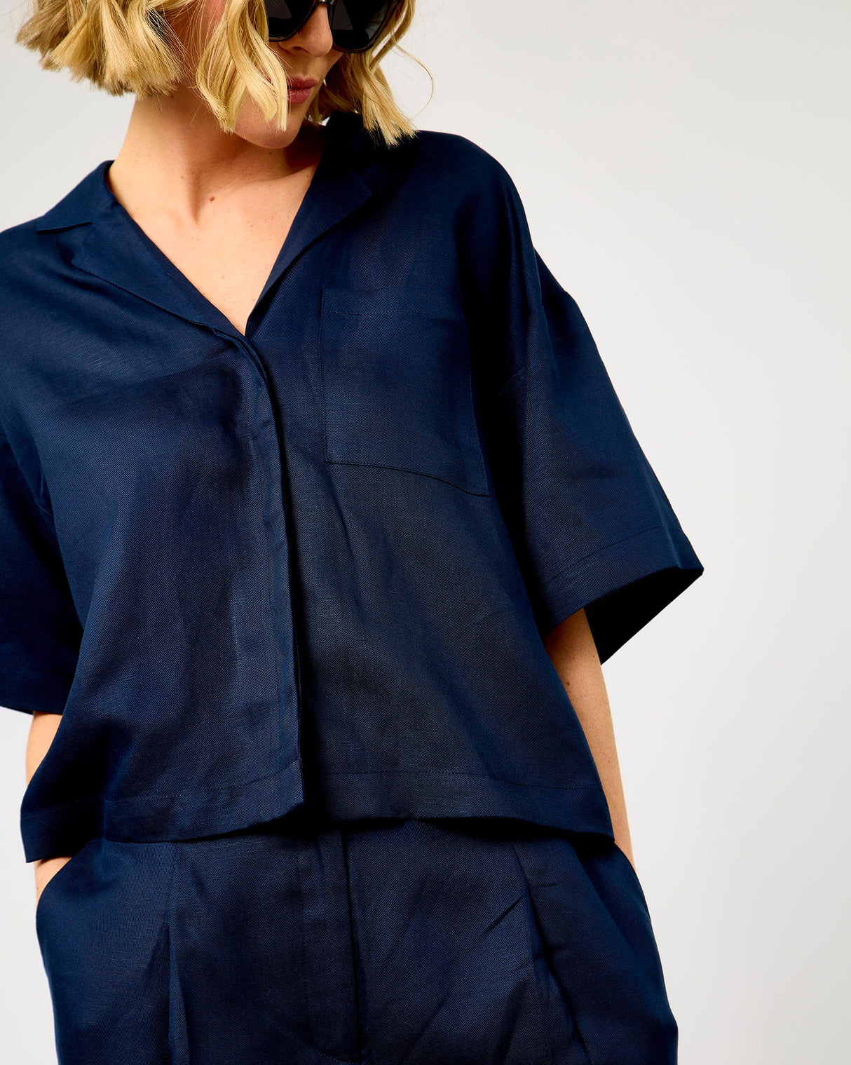 Dark-Sapphire-Lyra-Linen-Blend-Boxy-Shirt