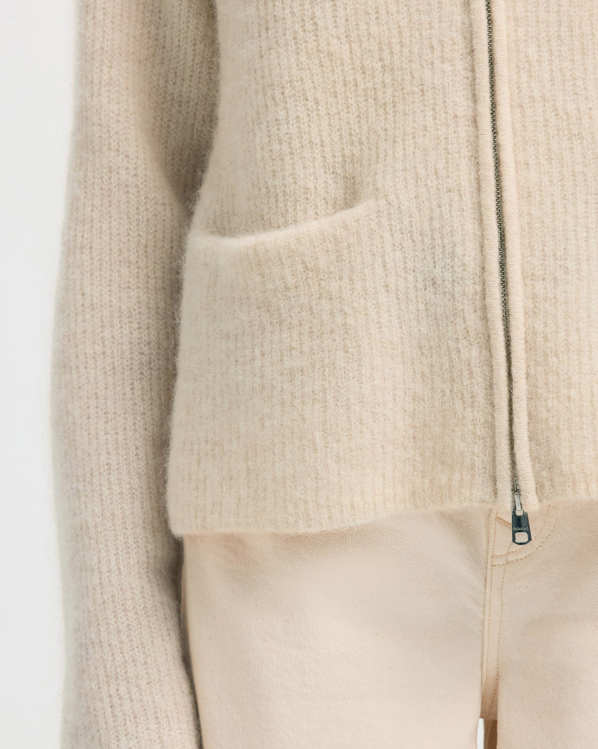 Birch Sia Ras Cropped Knit Cardigan