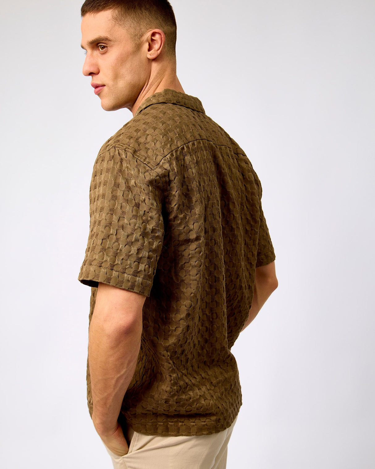 Chocolate-Chip-Monty-Textured-Short-Sleeve-Shirt