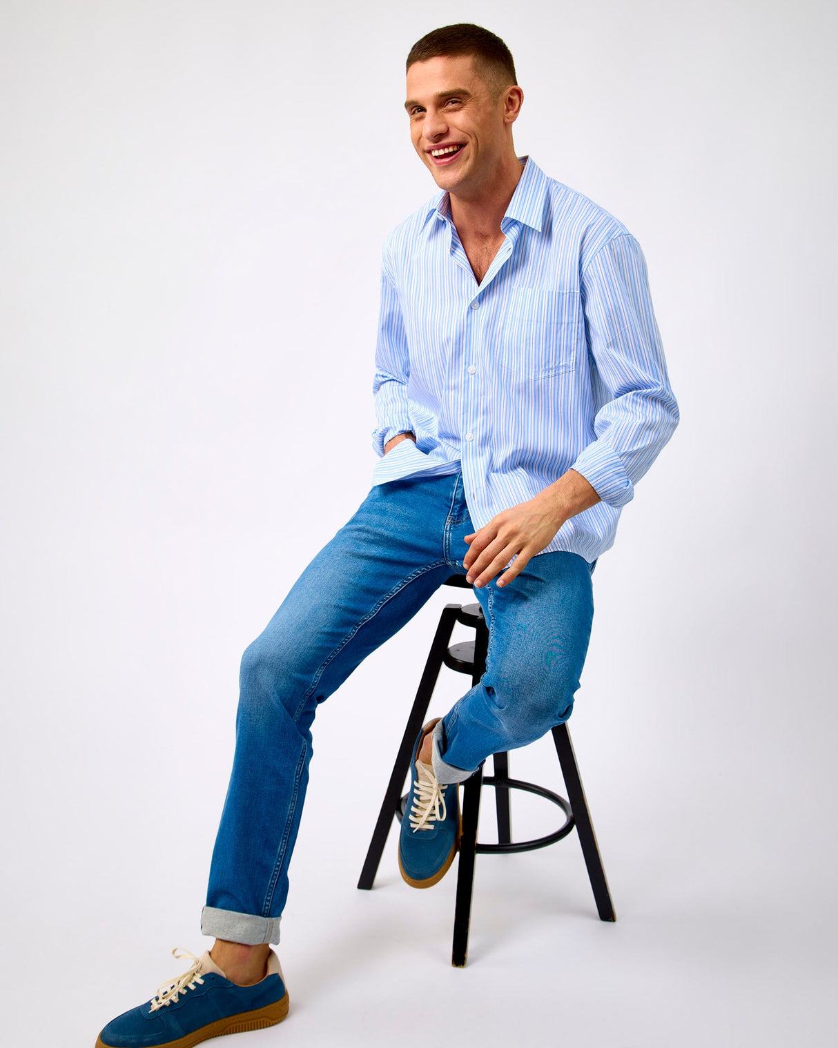 Light Blue Hotel Amour Shirt