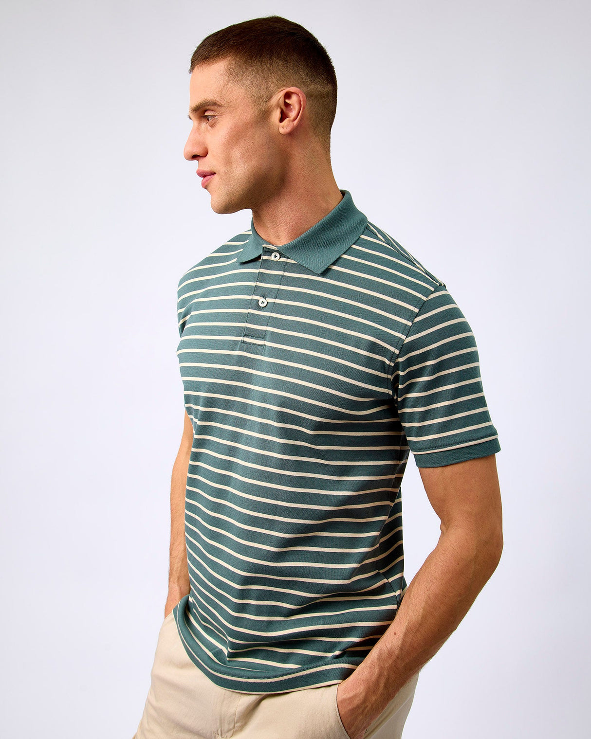 Balsam-Green-Dean-Stripe-Polo-T-Shirt