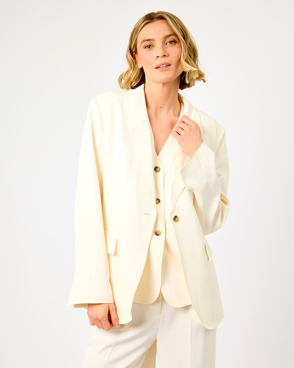 Egret Ellie Oversized Blazer