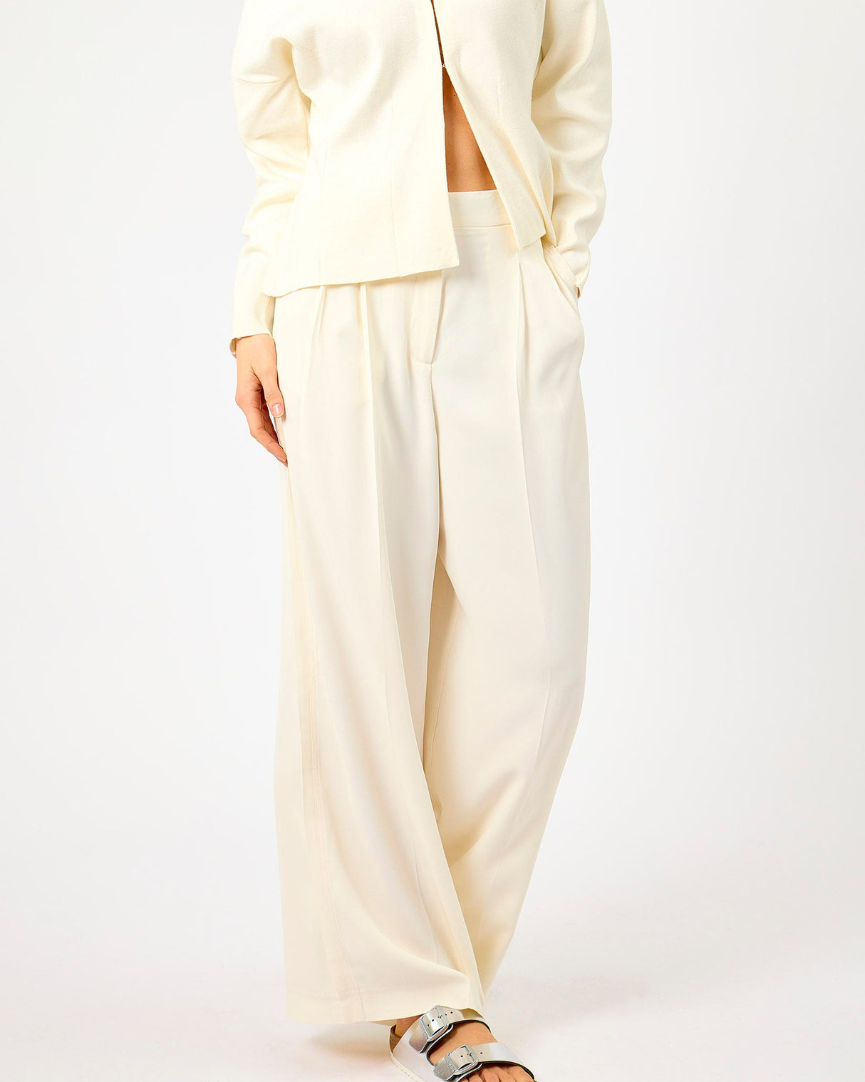 Egret Ellie Wide Leg Trousers
