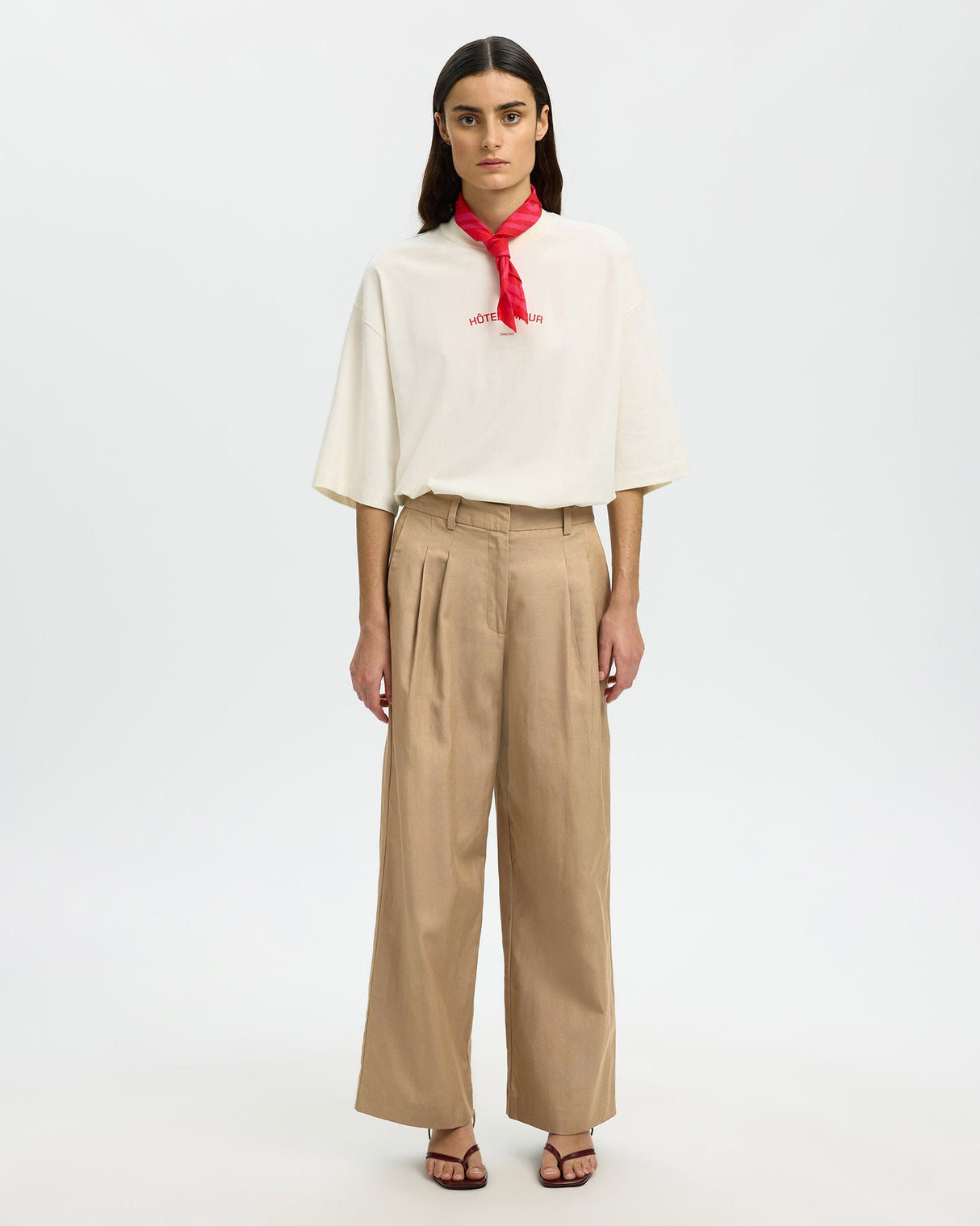 Weathered-Teak-Amour-Wide-Leg-Trousers