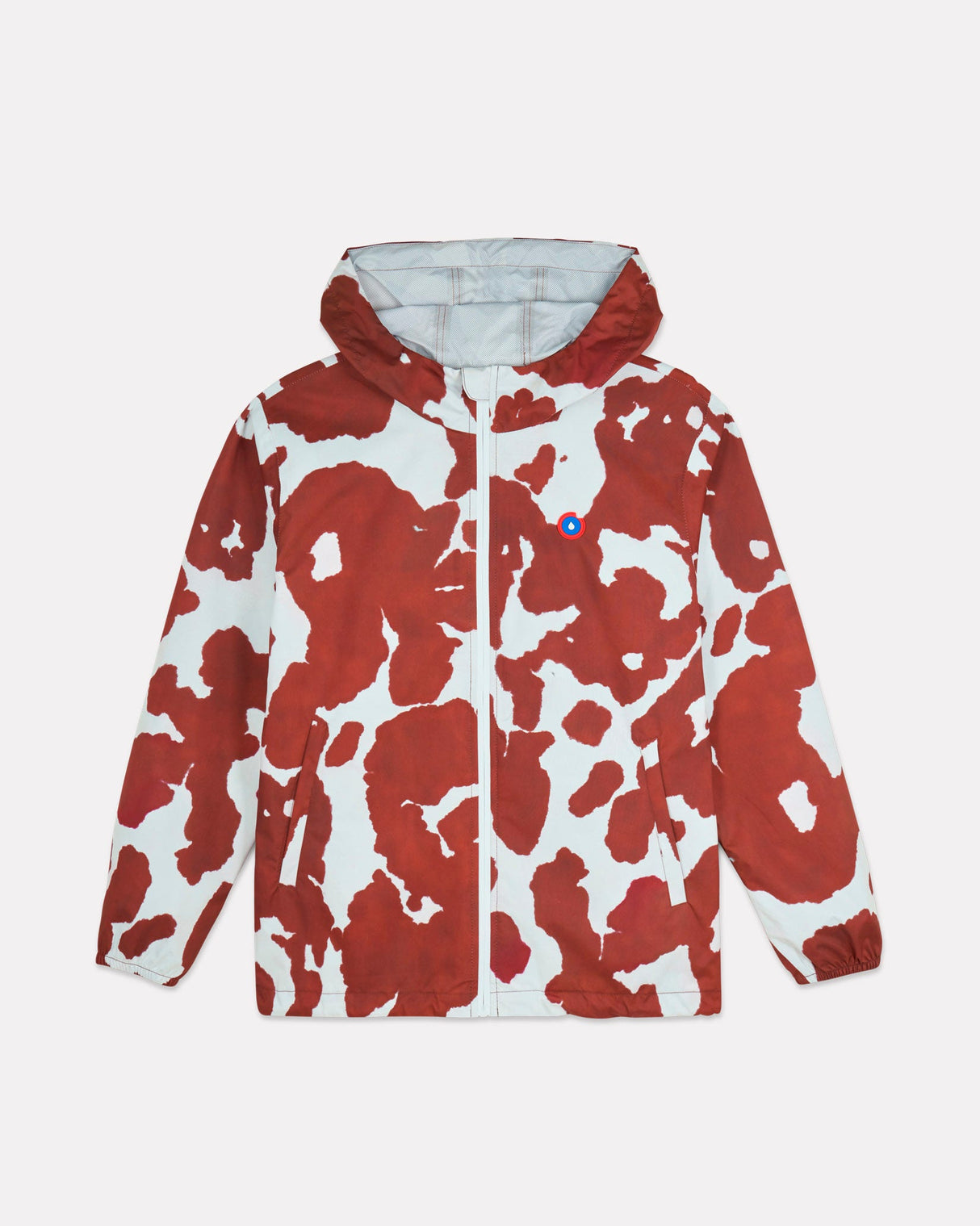 Cow Print Passy Short Waterproof Jacket