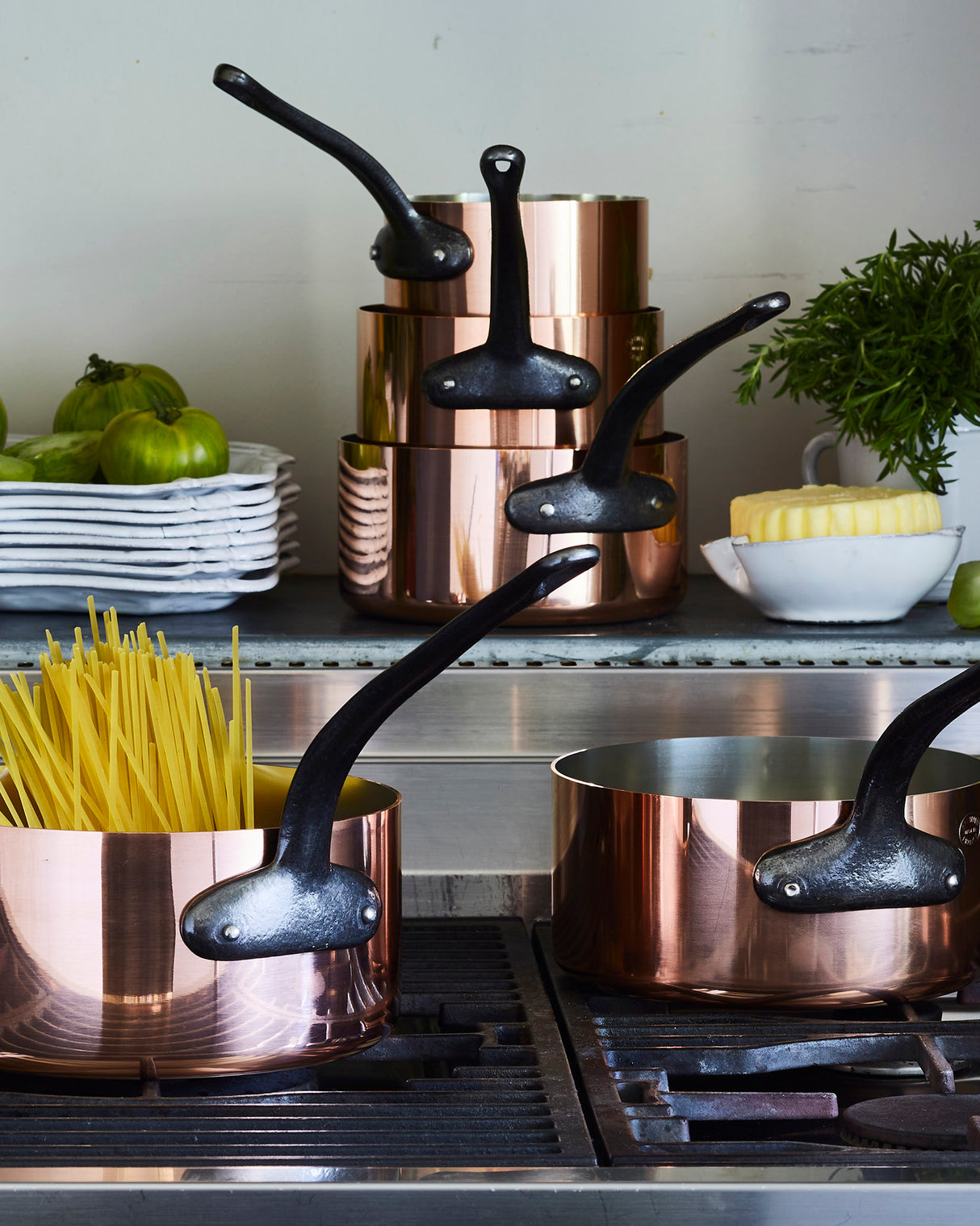 Solid Copper Saucepan - 20cm