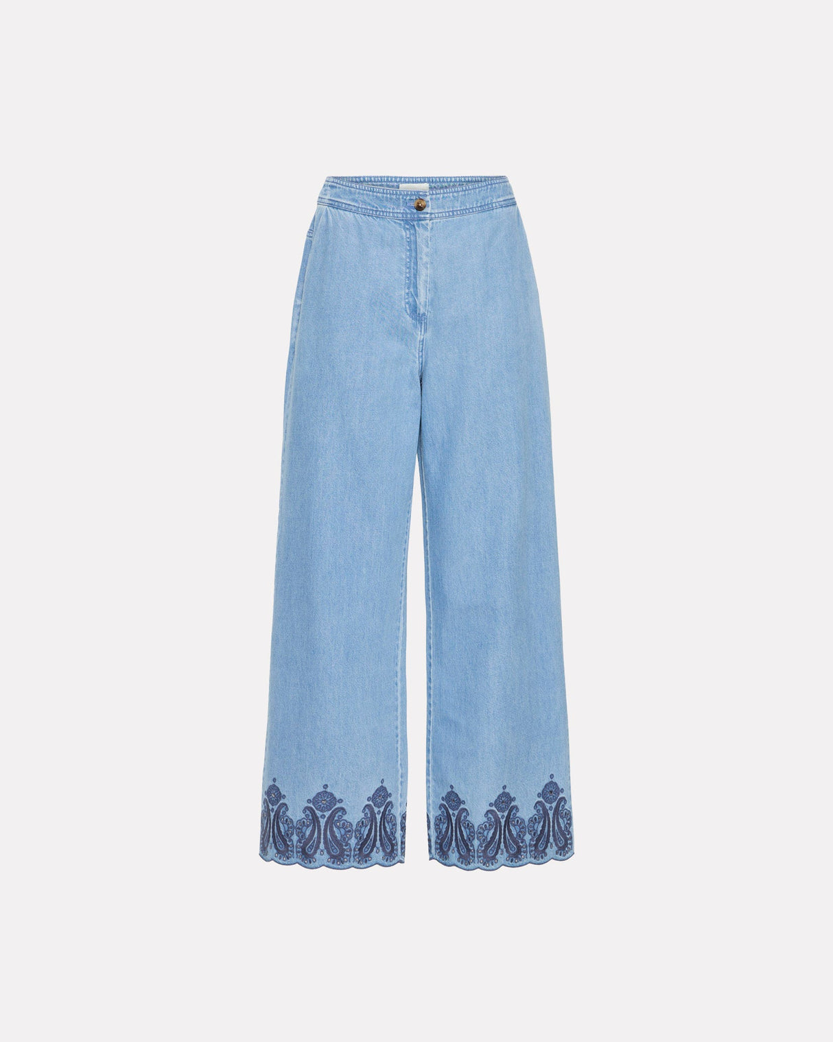 Light-Blue-Harmony-Embroidered-Hem-Jeans