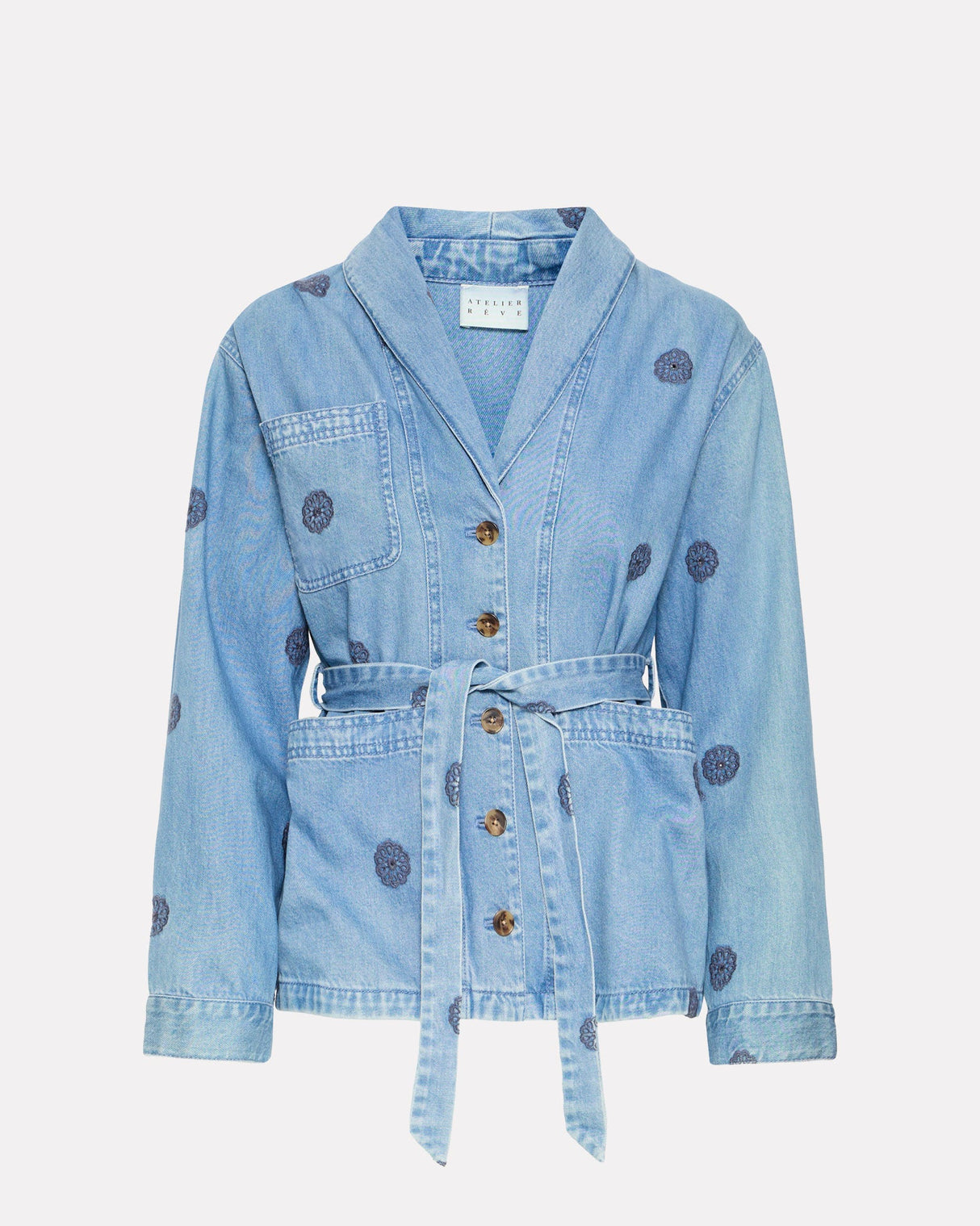 Light-Blue-Irharmoney-Belted-Denim-Blazer