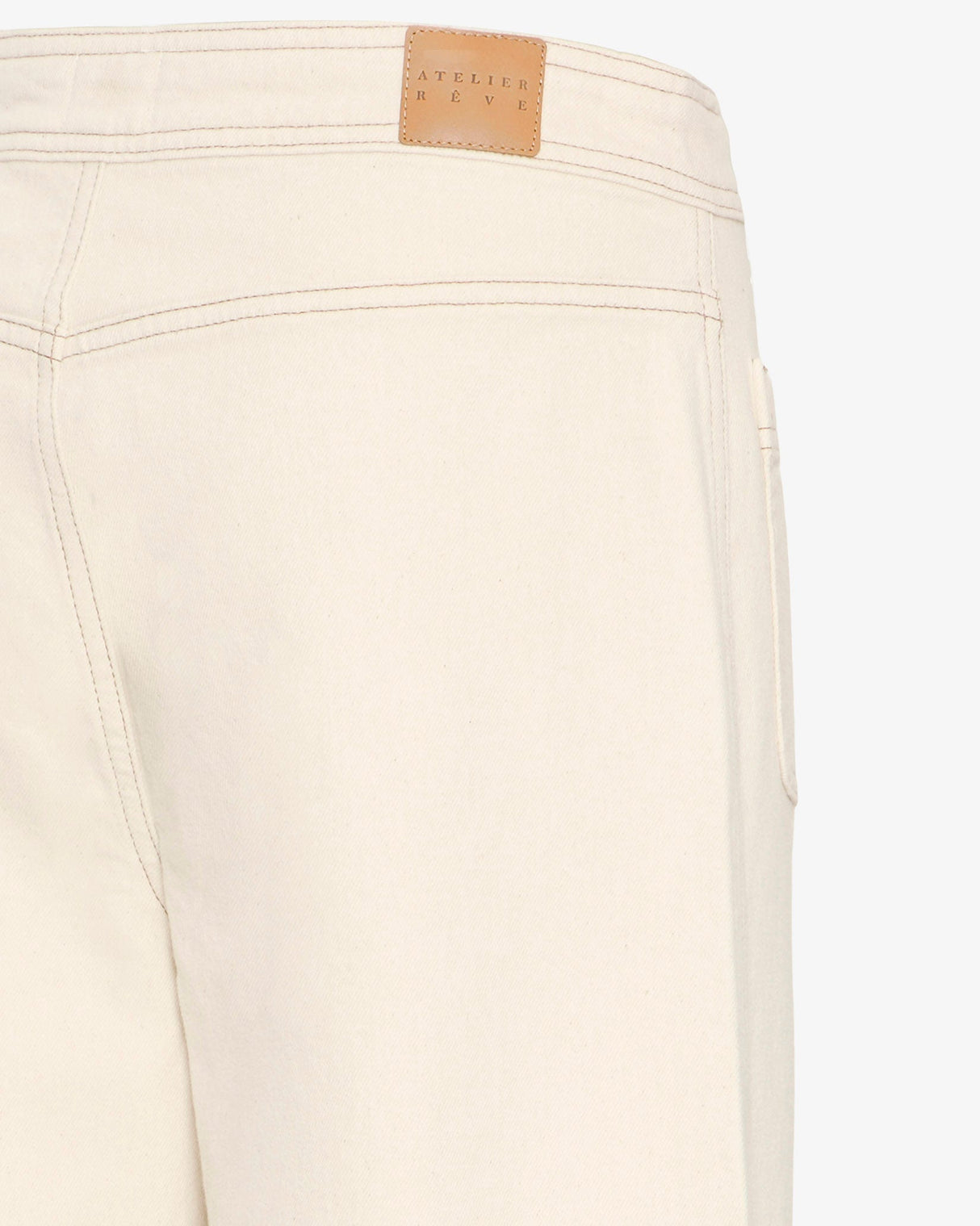 Oyster Grey Irshophie Barrel Leg Jeans