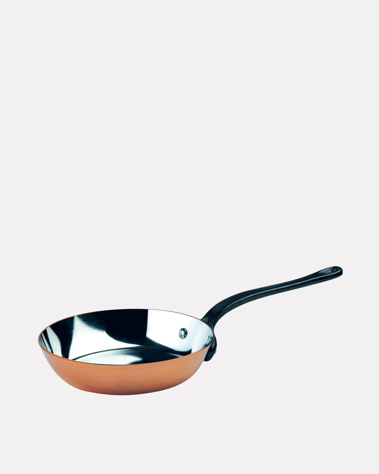 Solid Copper Frying Pan