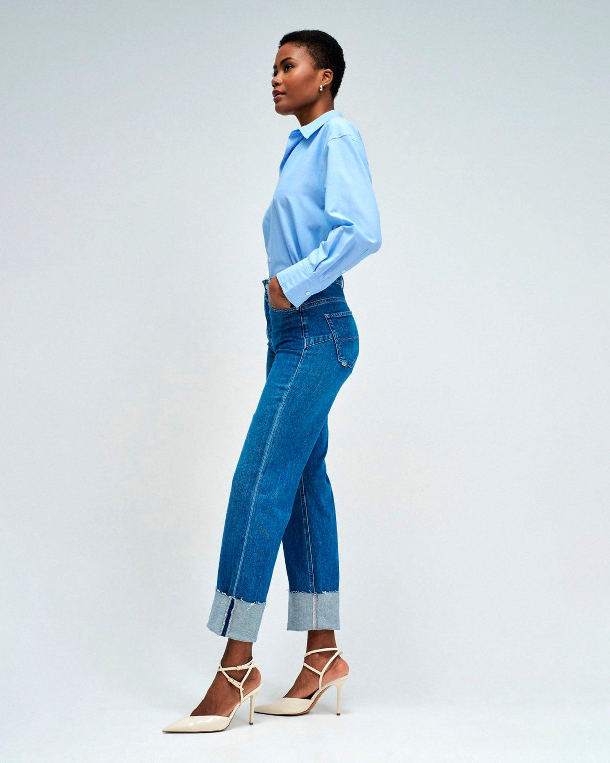 Medium Wash Straight Leg Faith Jeans