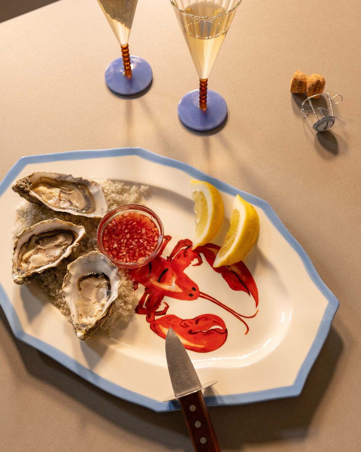 Lobster Sirène Porcelain Platter